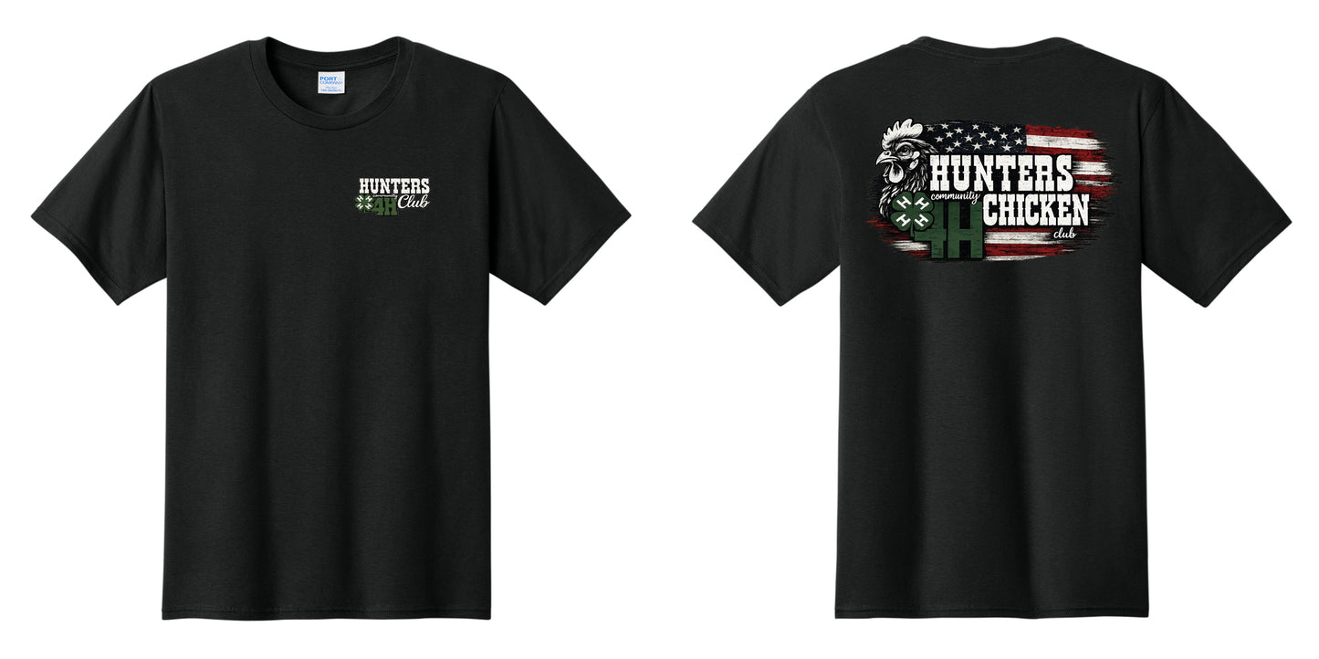 Hunters 4H Chicken Youth or Adult T-shirt
