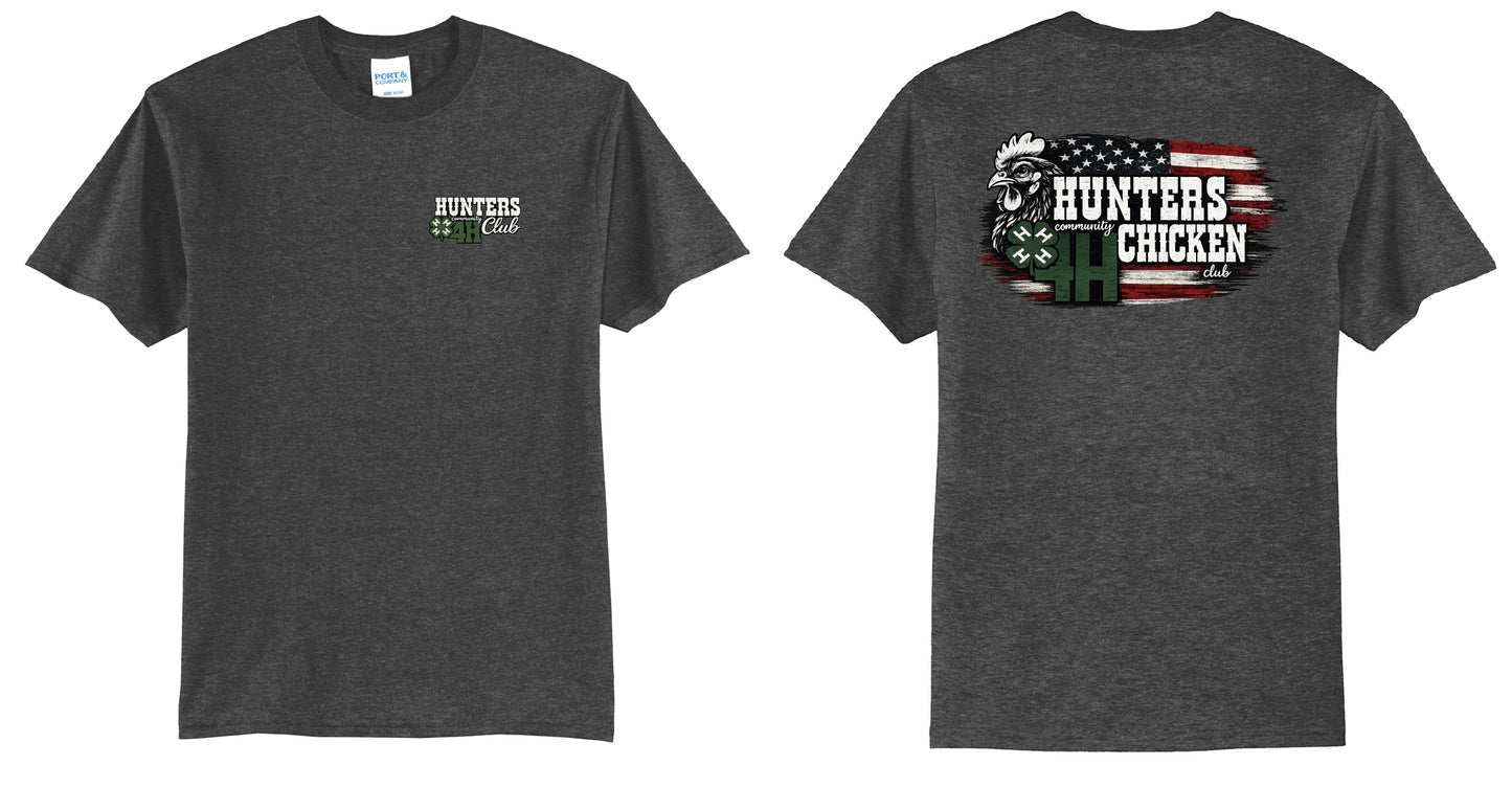Hunters 4H Chicken Youth or Adult T-shirt