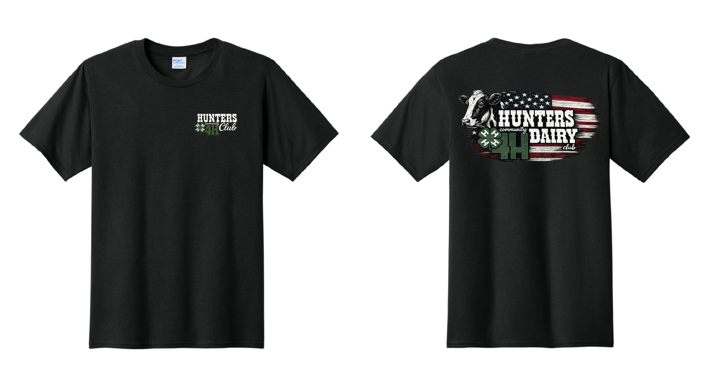 Hunters 4H Dairy Youth or Adult T-shirt