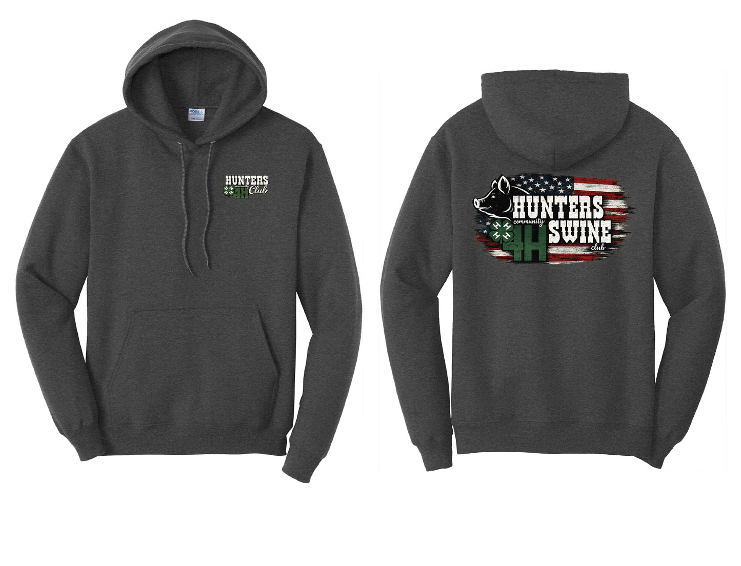 Hunters 4H Swine Youth or Adult Hoodie