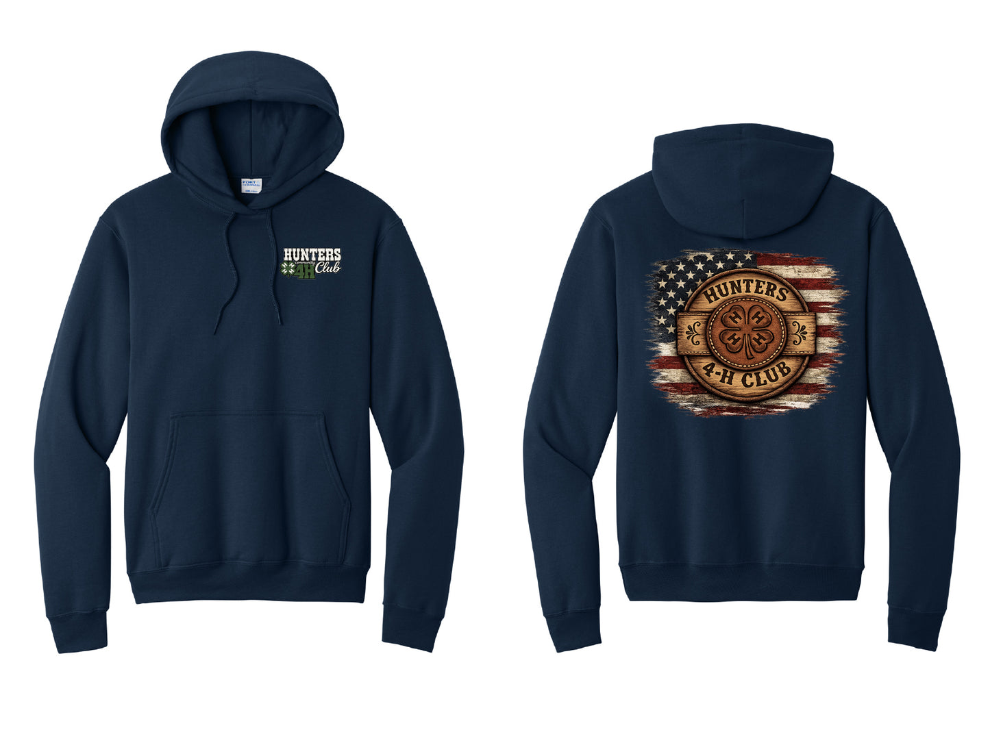 Hunters 4H Club Youth or Adult Hoodie