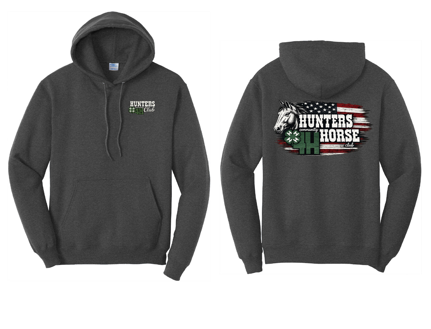 Hunters 4H Horse Youth or Adult Hoodie