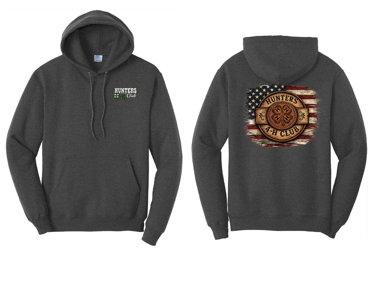Hunters 4H Club Youth or Adult Hoodie