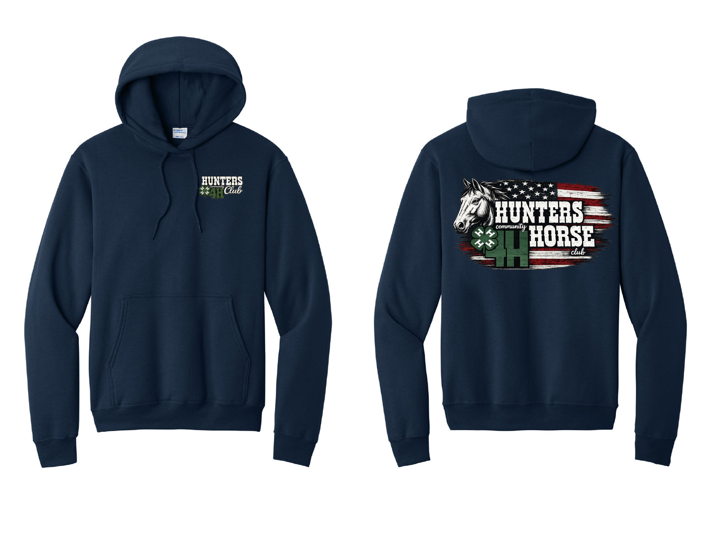 Hunters 4H Horse Youth or Adult Hoodie