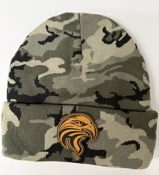 Camo Crimson Hawk Beanie