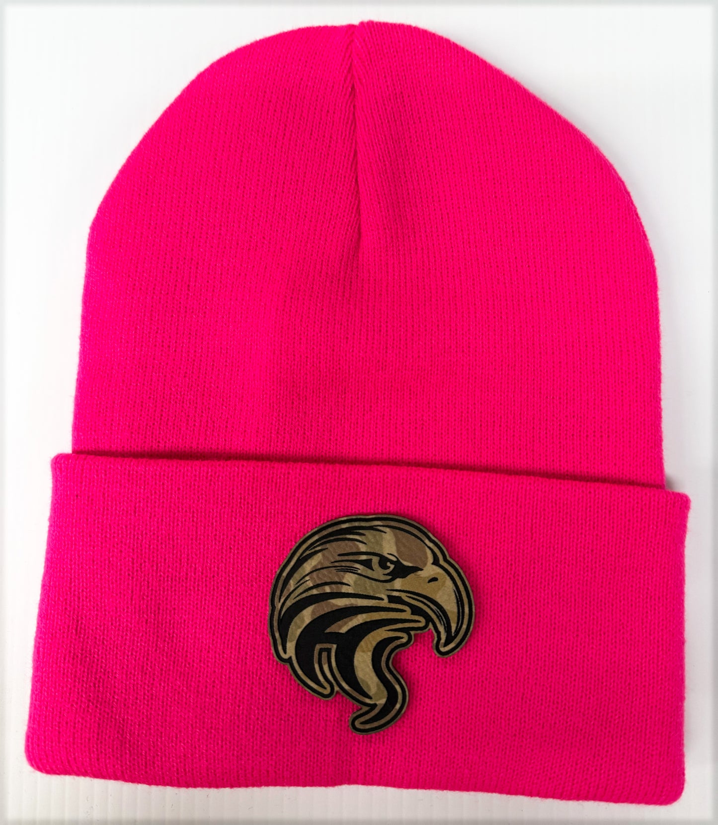 Hot Pink Crimson Hawk Beanie