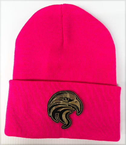 Hot Pink Crimson Hawk Beanie