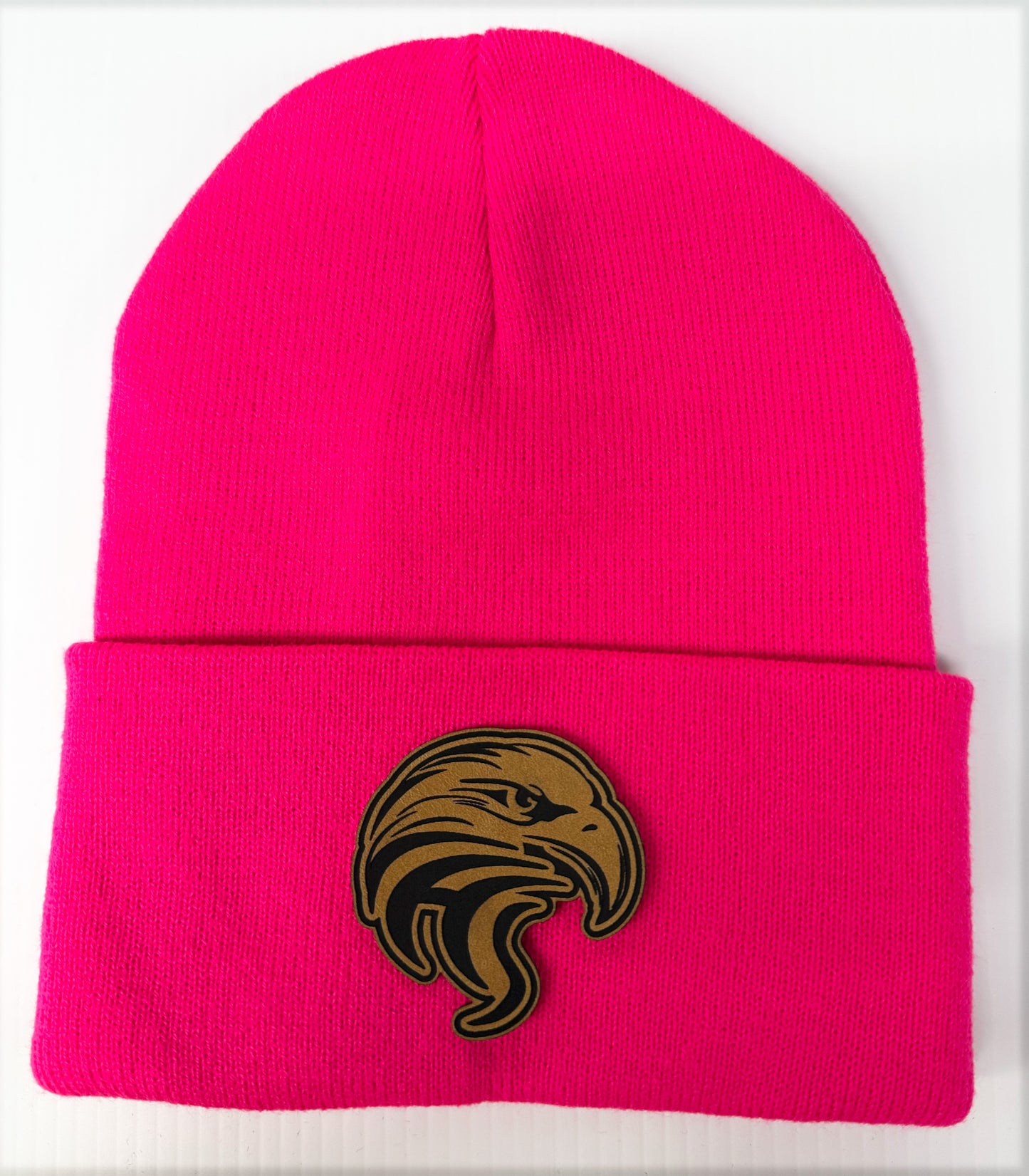 Hot Pink Crimson Hawk Beanie