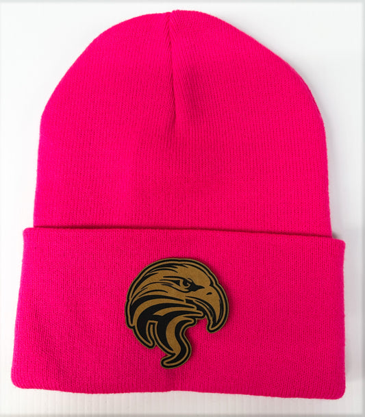 Hot Pink Crimson Hawk Beanie