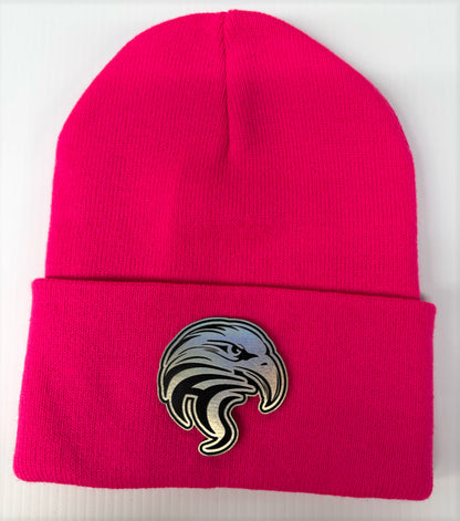 Hot Pink Crimson Hawk Beanie