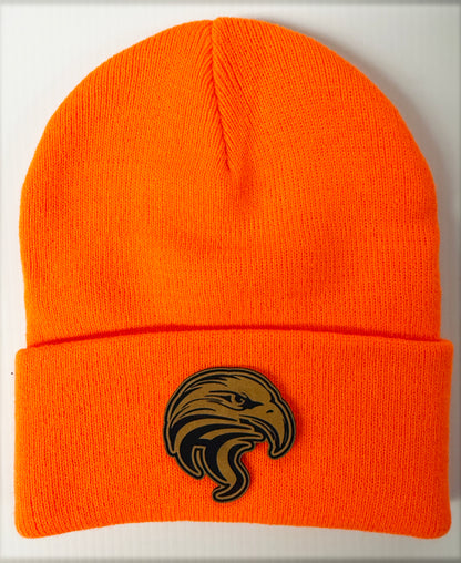 Neon Orange Crimson Hawk Beanie
