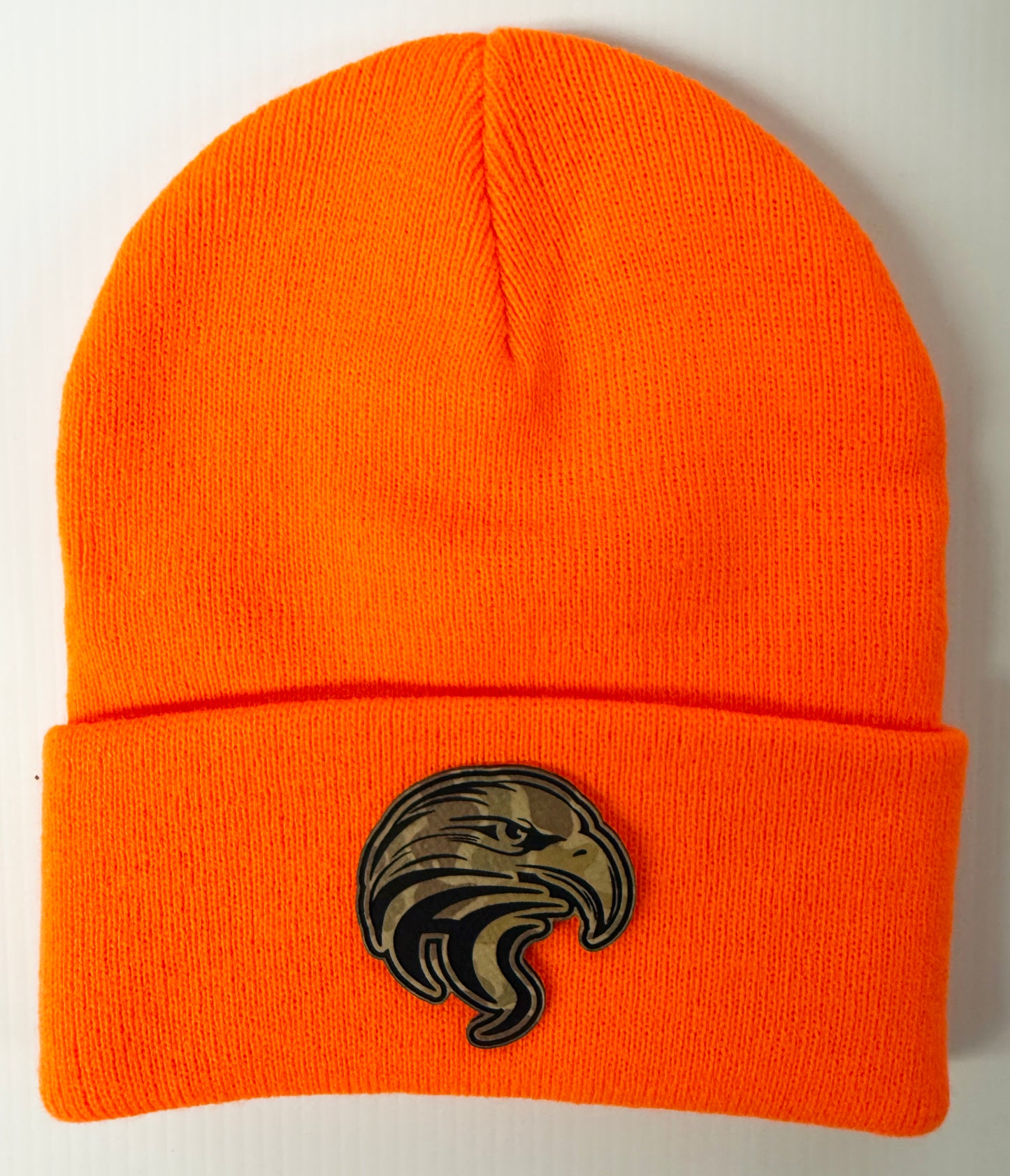 Neon Orange Crimson Hawk Beanie