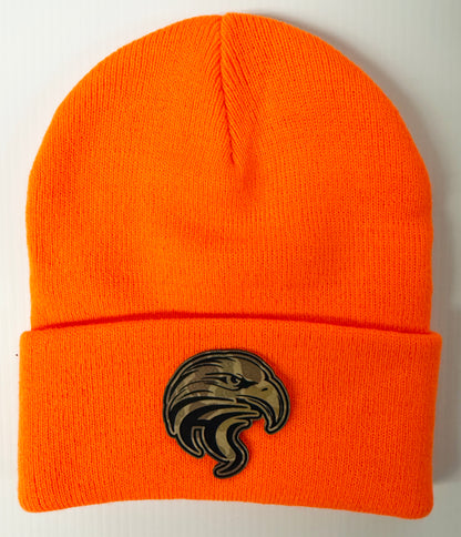 Neon Orange Crimson Hawk Beanie