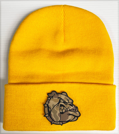 Yellow Bulldog Beanie