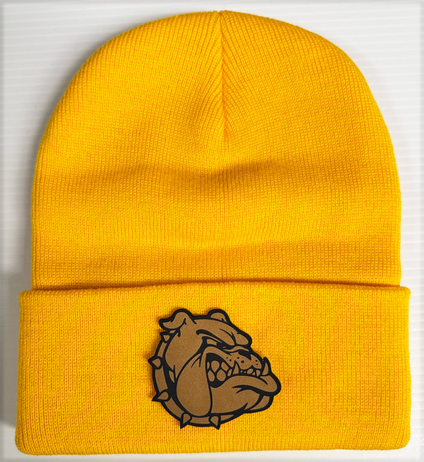 Yellow Bulldog Beanie