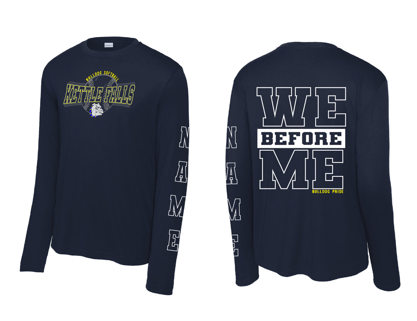 KF Softball Long Sleeve Performance T