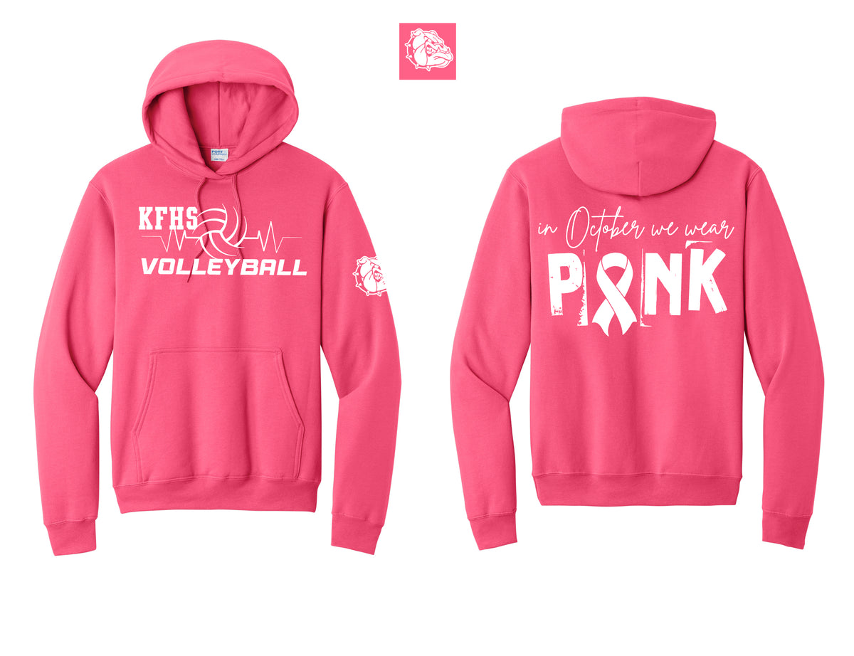 KF Volleyball Pink Out Hoodie