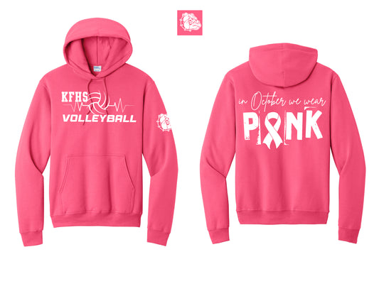 KF Volleyball Pink Out Hoodie