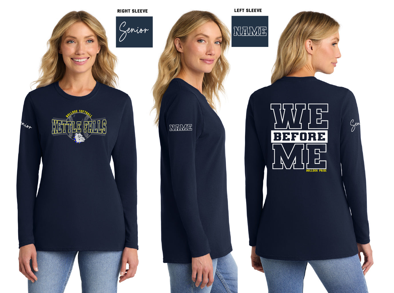 KF Softball Womens Long Sleeve