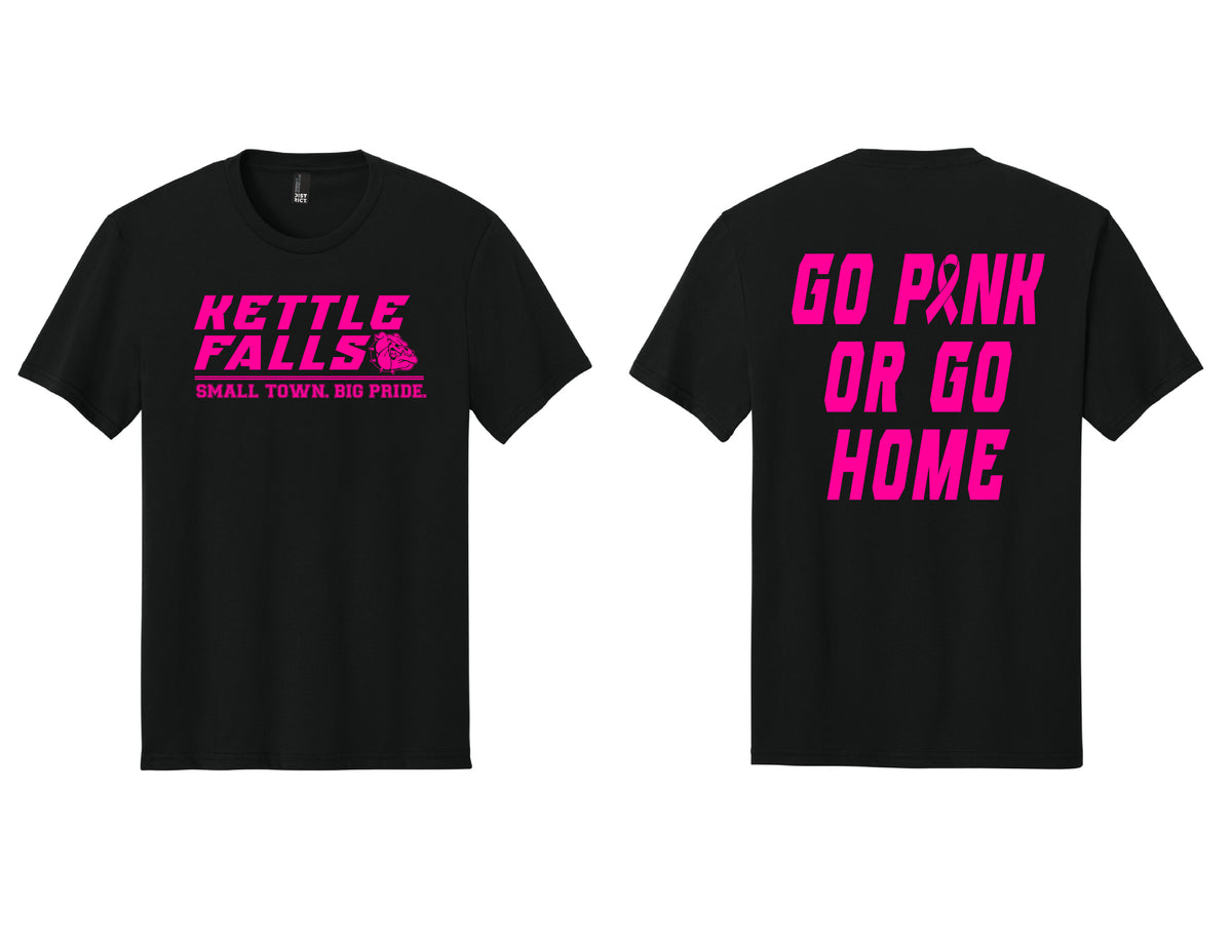 Pink Out KF Black T-Shirt
