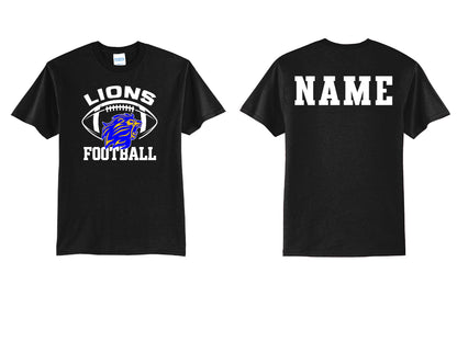Lions Football T-Shirt PERSONALIZED