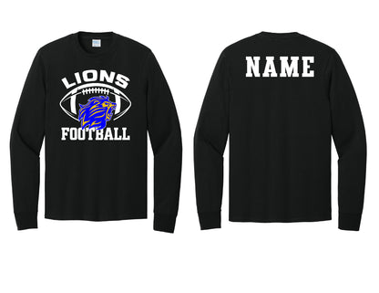 Lions Football Long Sleeve PERSONALIZED