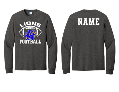 Lions Football Long Sleeve PERSONALIZED