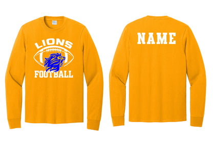 Lions Football Long Sleeve PERSONALIZED