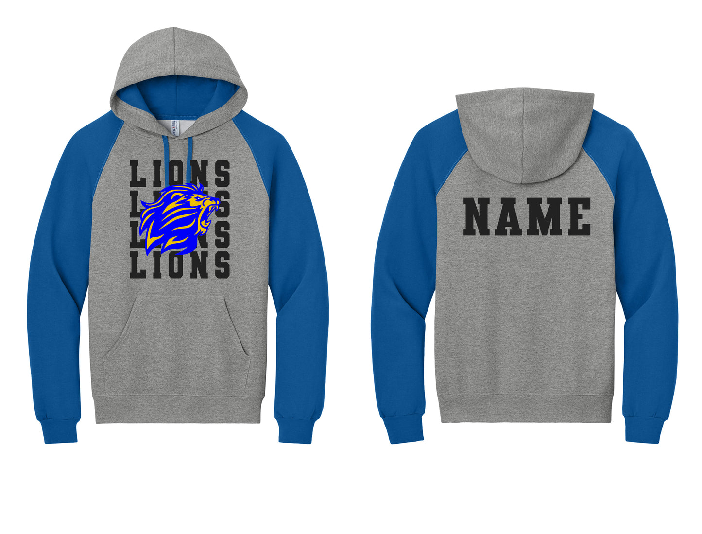 L4 Two Tone Hoodies PERSONALIZED