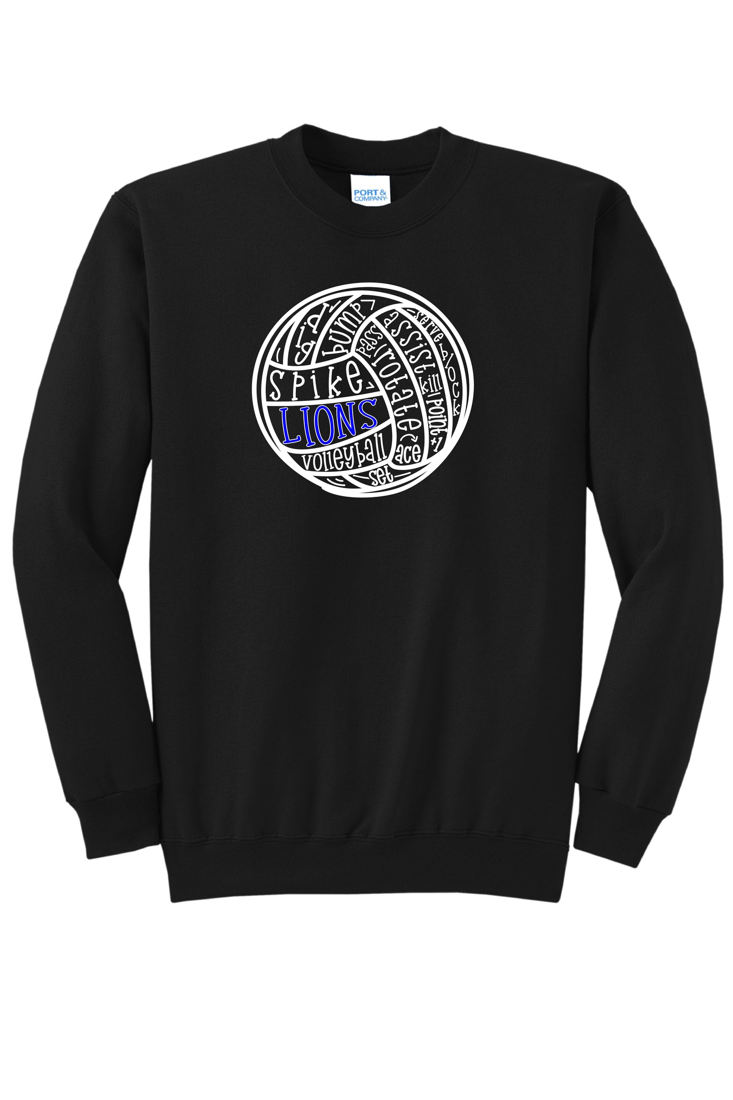 Lions Spike Crewneck