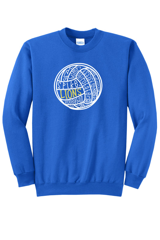 Lions Spike Crewneck