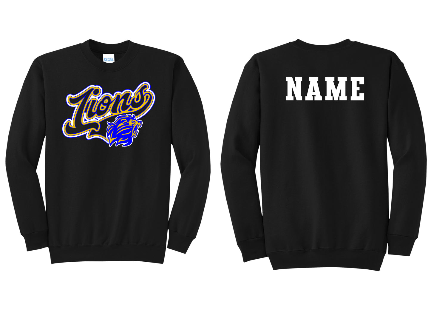 Lions Crewneck PERSONALIZED