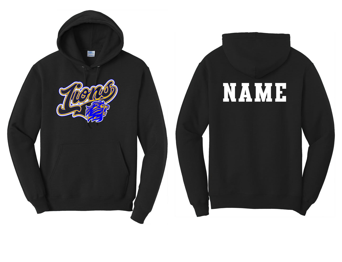 Lions Hoodie PERSONALIZED