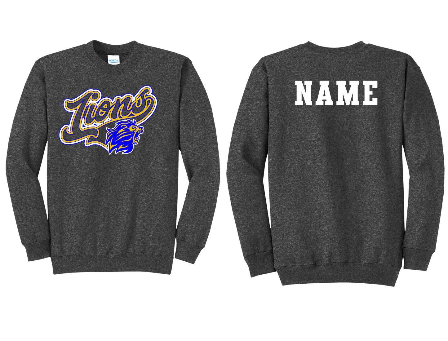 Lions Crewneck PERSONALIZED