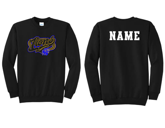 Lions Track & Field Crewneck PERSONALIZED
