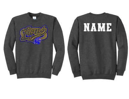 Lions Track & Field Crewneck PERSONALIZED