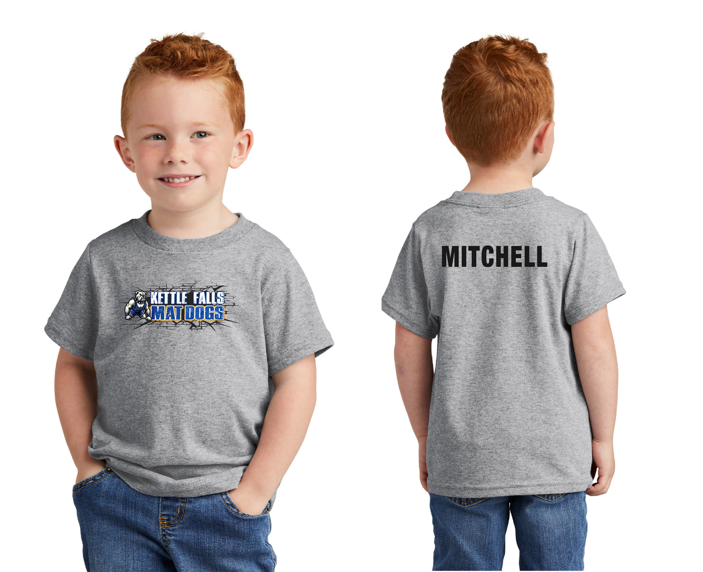 Mat Dogs PERSONALIZED Toddler T-Shirt