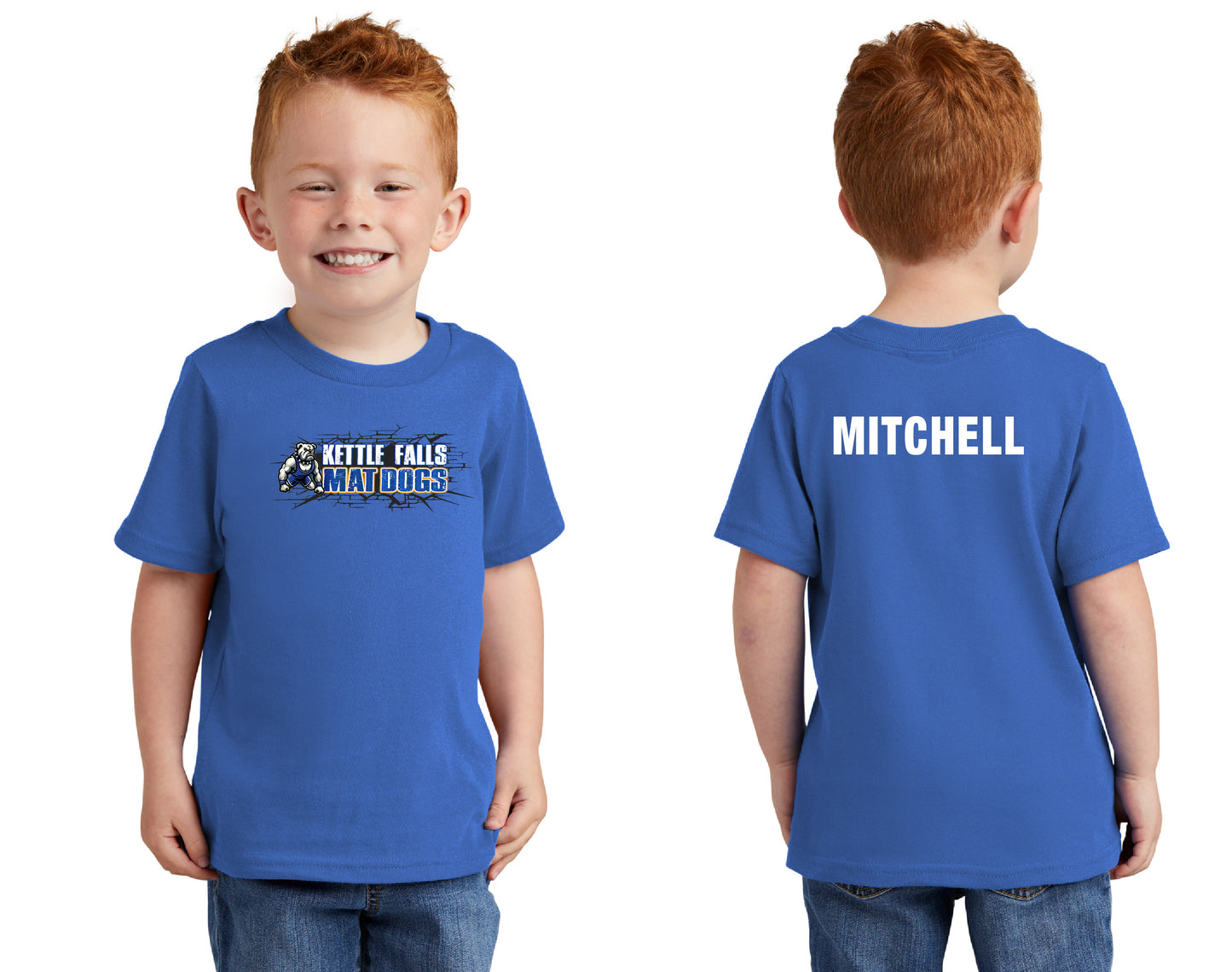 Mat Dogs PERSONALIZED Toddler T-Shirt