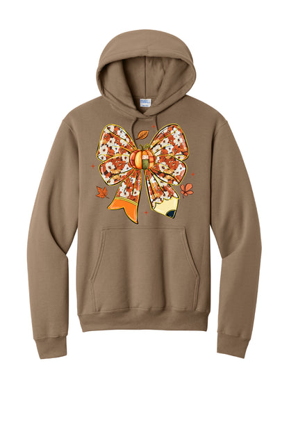 Fall Pencil Bow Hoodie