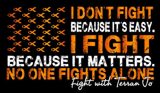 Fight With Terran Flag Sticker