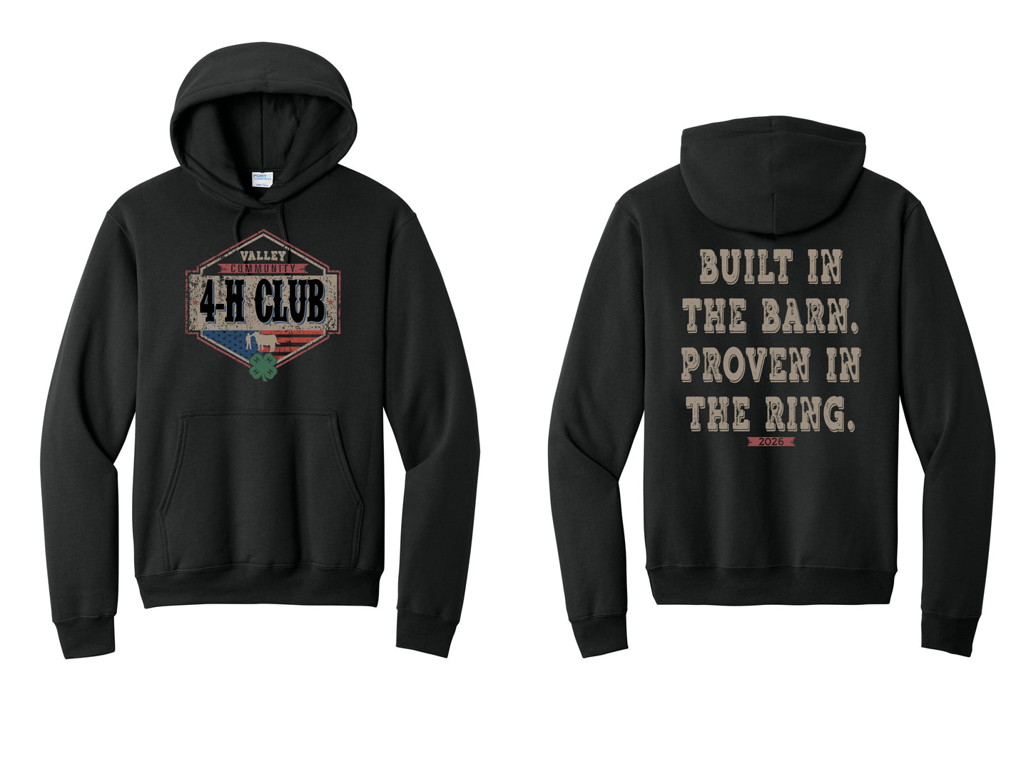 Valley 4H Youth or Adult Hoodie