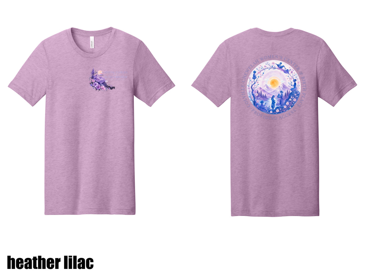 Women's Clinic Heather Lilac T-Shirt