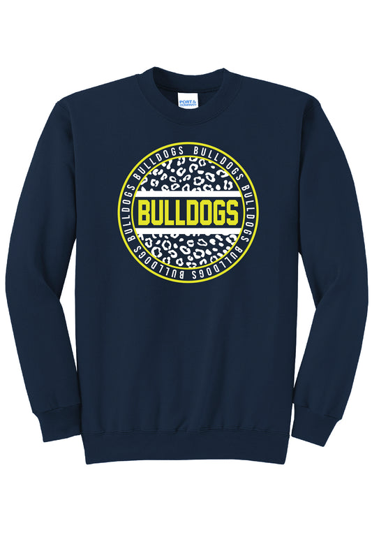 Leopard Bulldogs Crewneck
