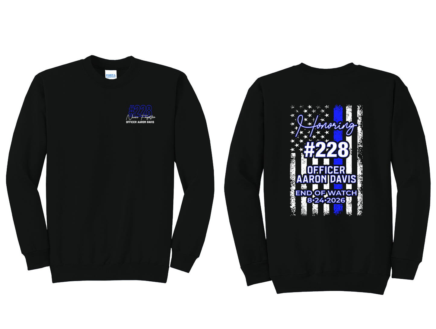 Remembering Aaron Davis Crewneck