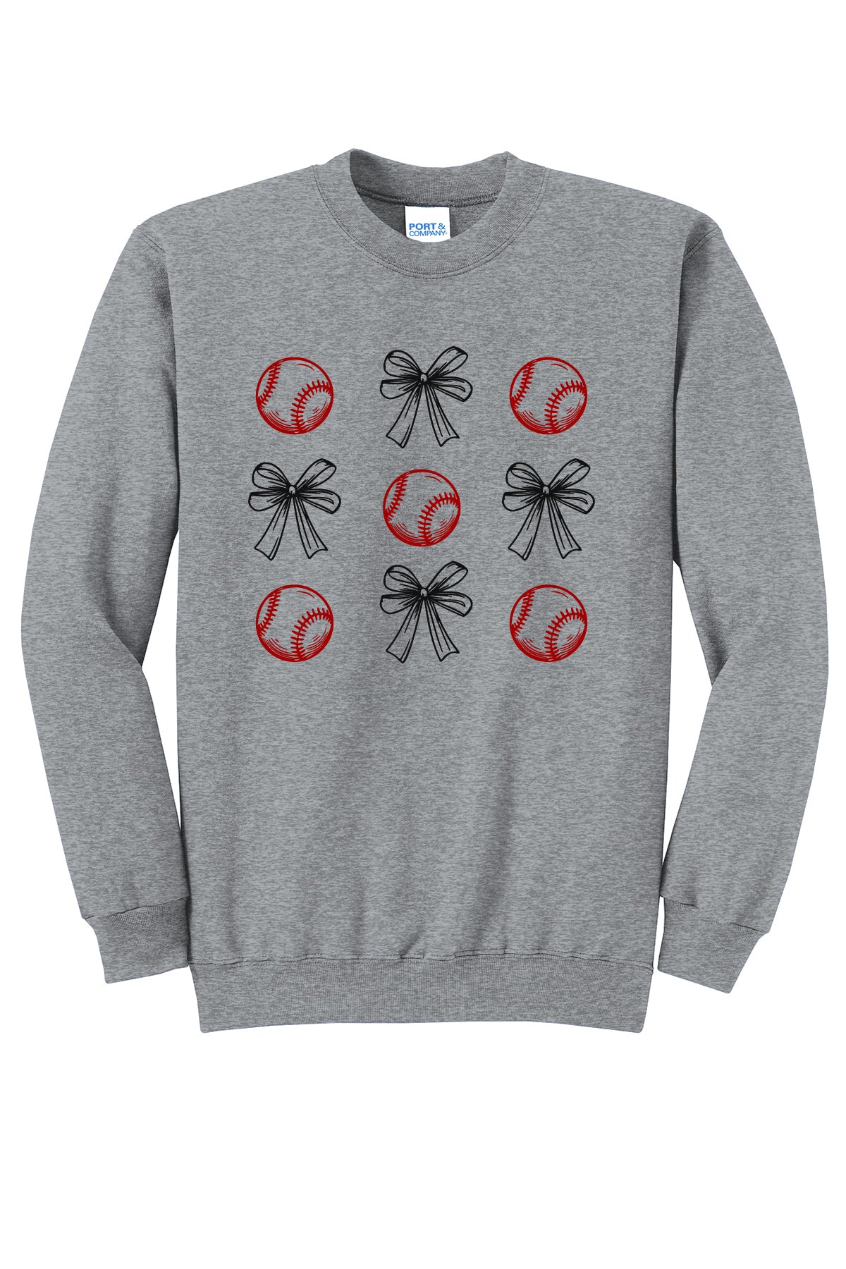 Baseball Coquette Crewneck