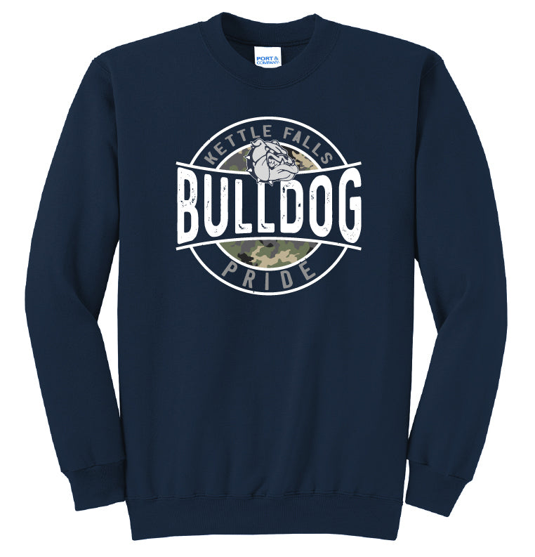 Camo Bulldog Pride Crewneck