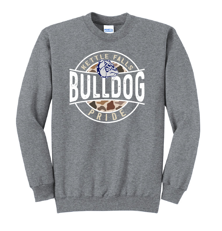Duck Camo Bulldog Pride Crewneck