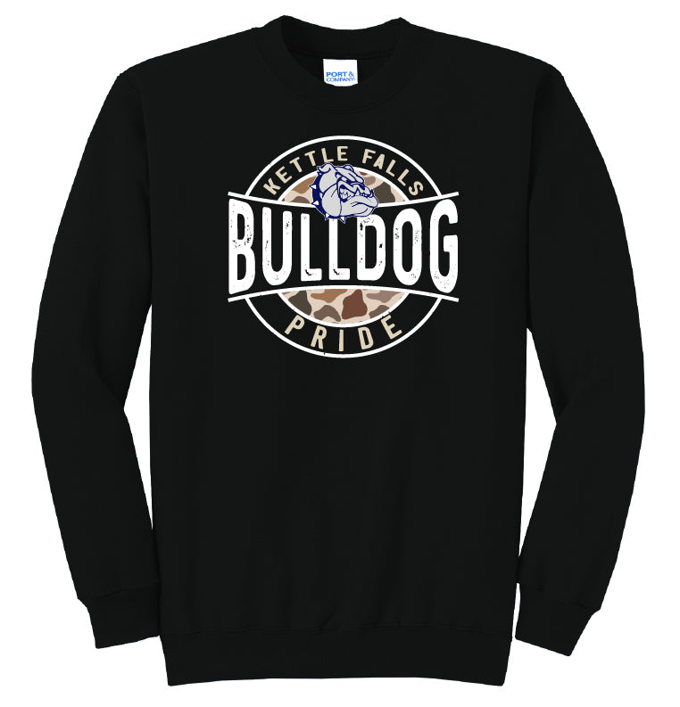 Duck Camo Bulldog Pride Crewneck