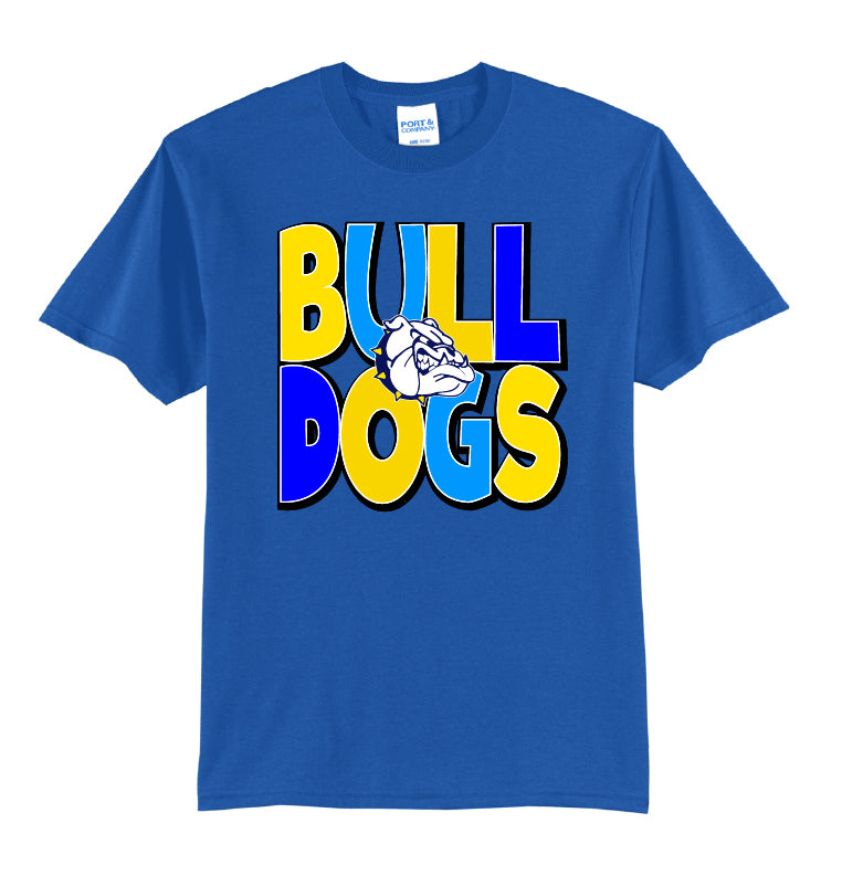 Handwritten Bulldogs Unisex T-Shirt