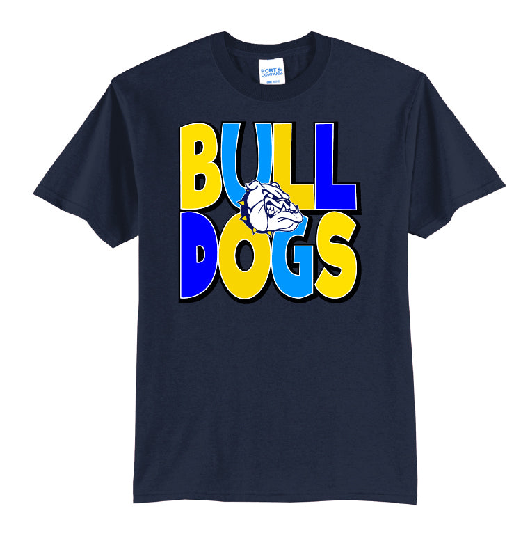 Handwritten Bulldogs Unisex T-Shirt